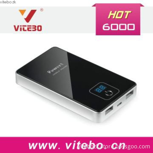 Portable Charger Gift 6000MAH for iPhone,Samsung,Blackberry,HTC